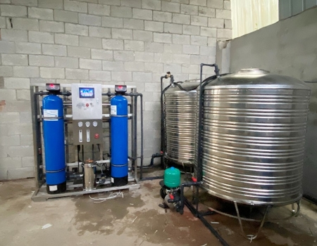 北流市某石漆廠0.5噸反滲透純凈水設備